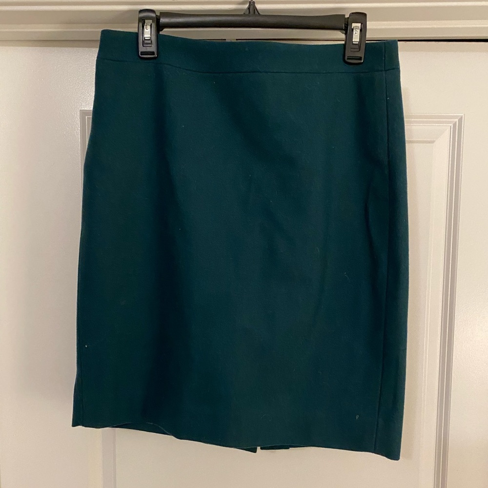 JCrew Pencil Skirt in Green